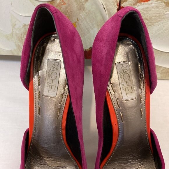 Rachel Roy Leather Multicolor Platforms Stilettos - Picture 4 of 7